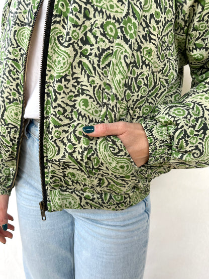 Silk Bomber Jacket n.1