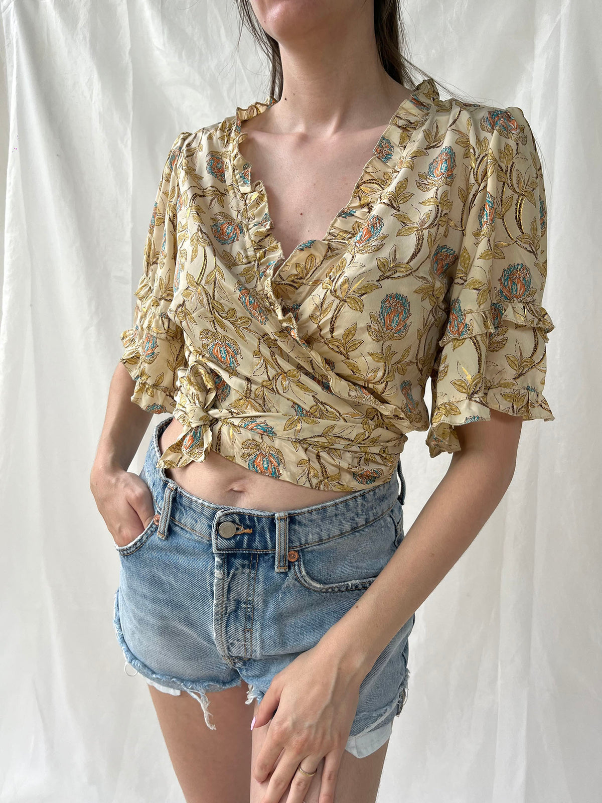 Silk Cherry Top n.4 - Bohemia Couture