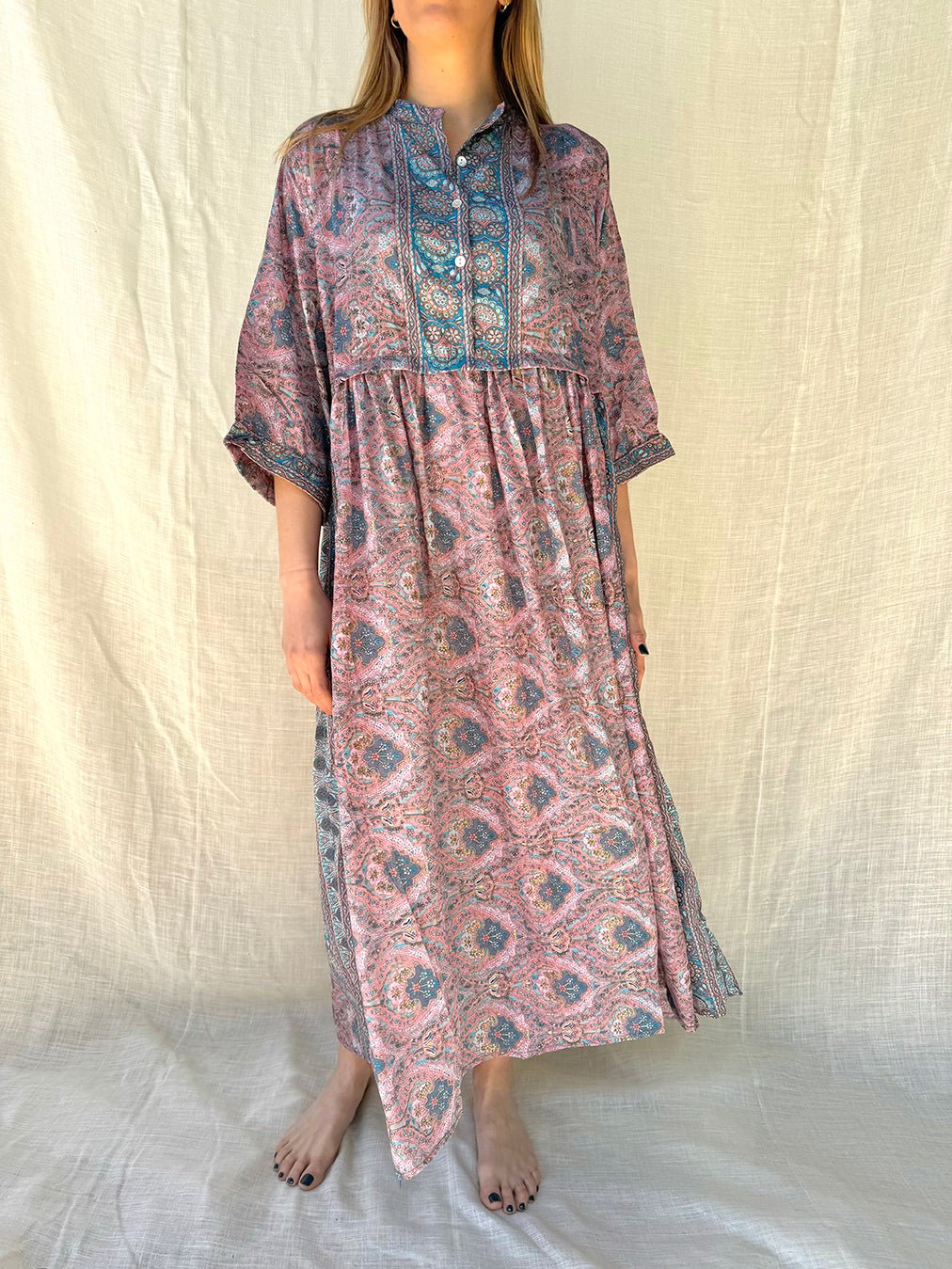 Silk Cloe Midi Dress - n.1 - Bohemia Couture
