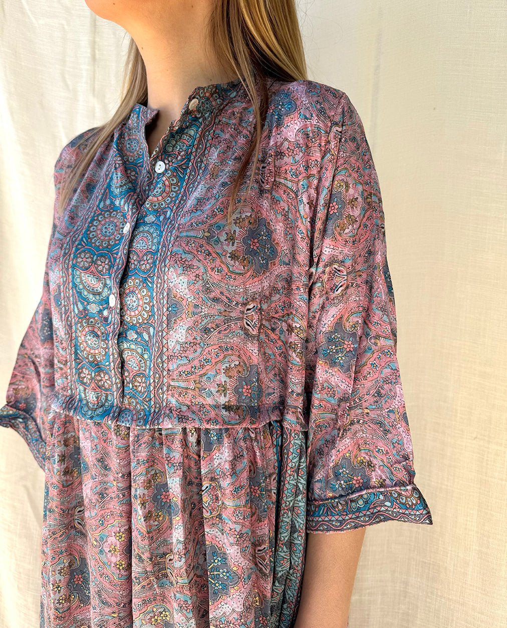 Silk Cloe Midi Dress - n.1 - Bohemia Couture