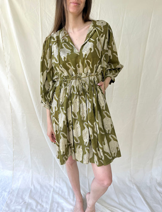 Cotton Gilda Short Dress n.7 - Bohemia Couture