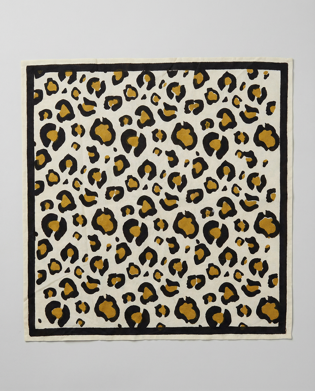 Bandana Leopard Cotton Scarf