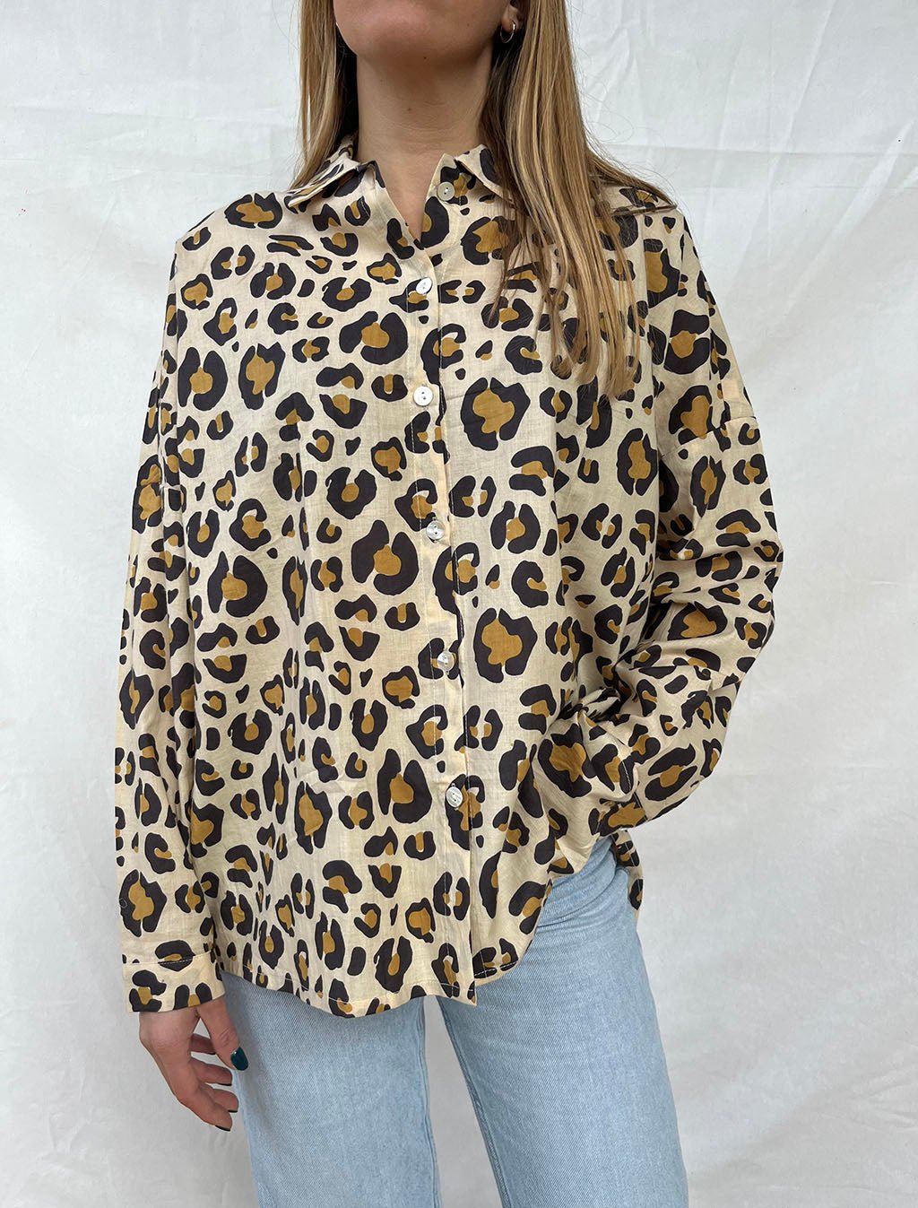 Celine Oversize Shirt n.18 Leopard - Bohemia Couture