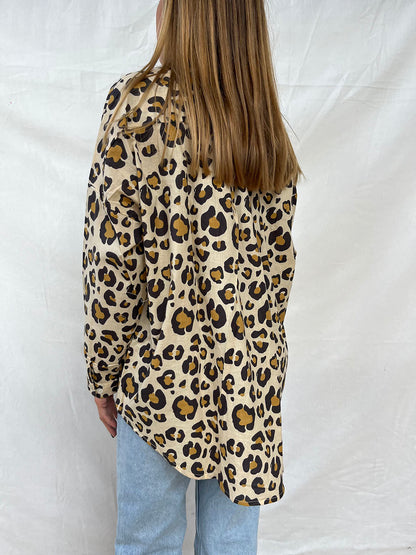 Celine Oversize Shirt n.18 Leopard
