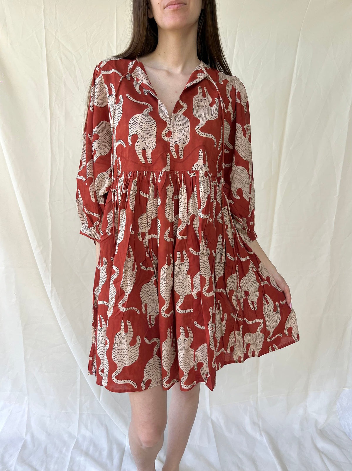Cotton Gilda Short Dress n.8 - Bohemia Couture