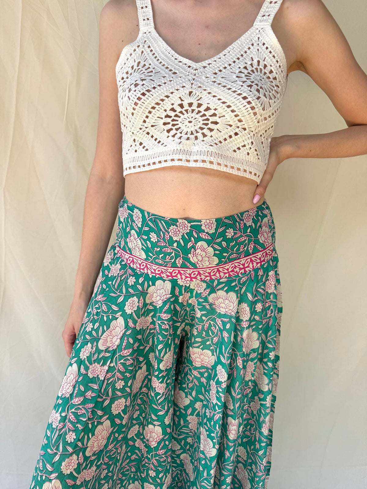 Cotton Melissa Pants - n.12 - Bohemia Couture
