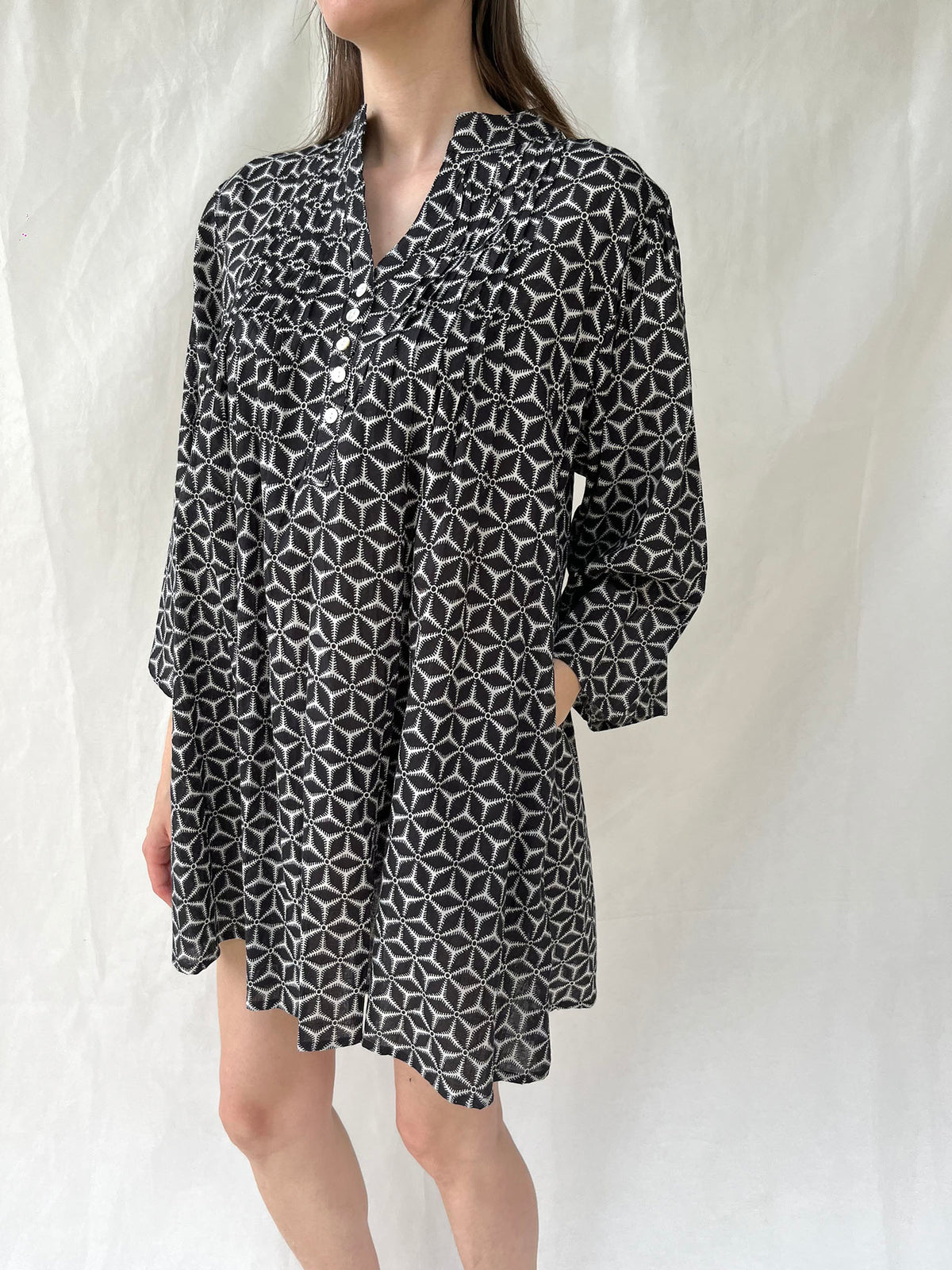 Cotton Emma Short Dress n.1 - Bohemia Couture