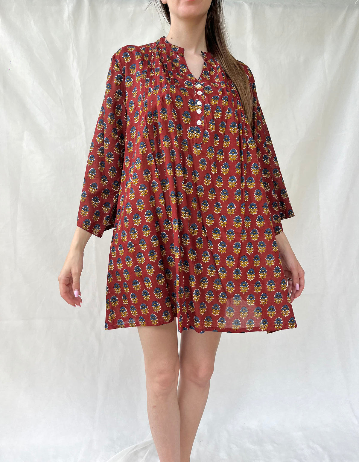 Cotton Emma Short Dress n.2 - Bohemia Couture