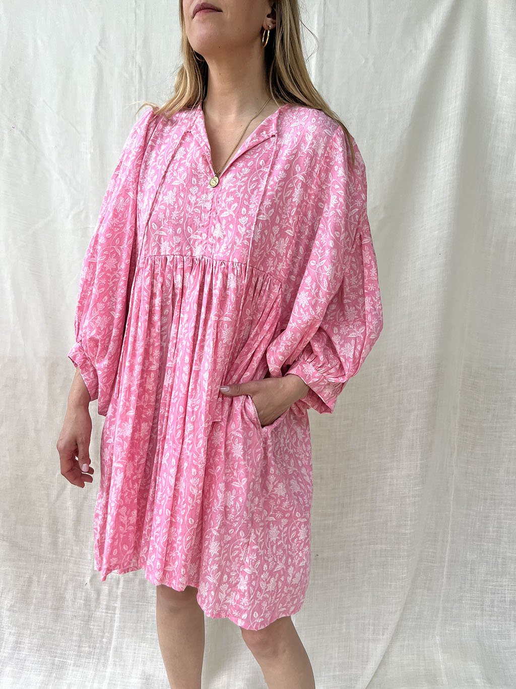 Cotton Gilda Short Dress n.1 - Bohemia Couture