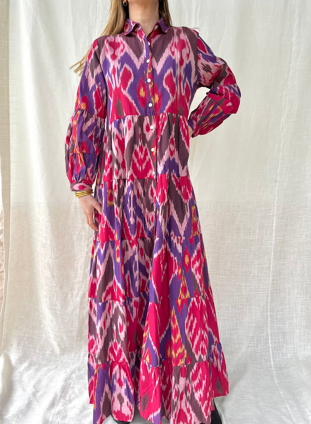 Ikat St. Barth Long Dress n.2 -Exclusive Collection