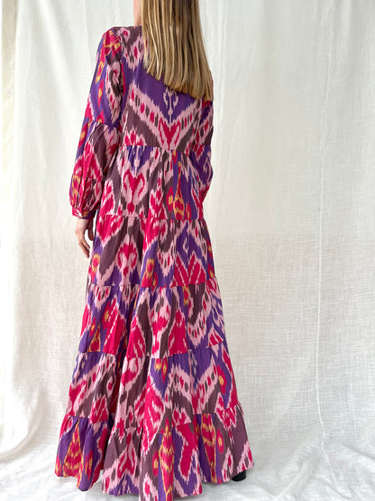Ikat St. Barth Long Dress n.2 -Exclusive Collection