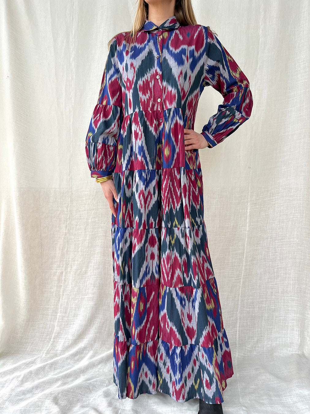 Ikat St. Barth Long Dress n.1 - Exclusive Collection