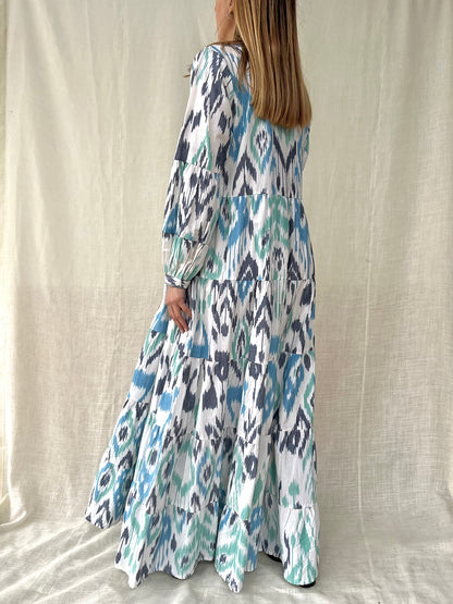 Ikat St. Barth Long Dress n.3 - Exclusive Collection