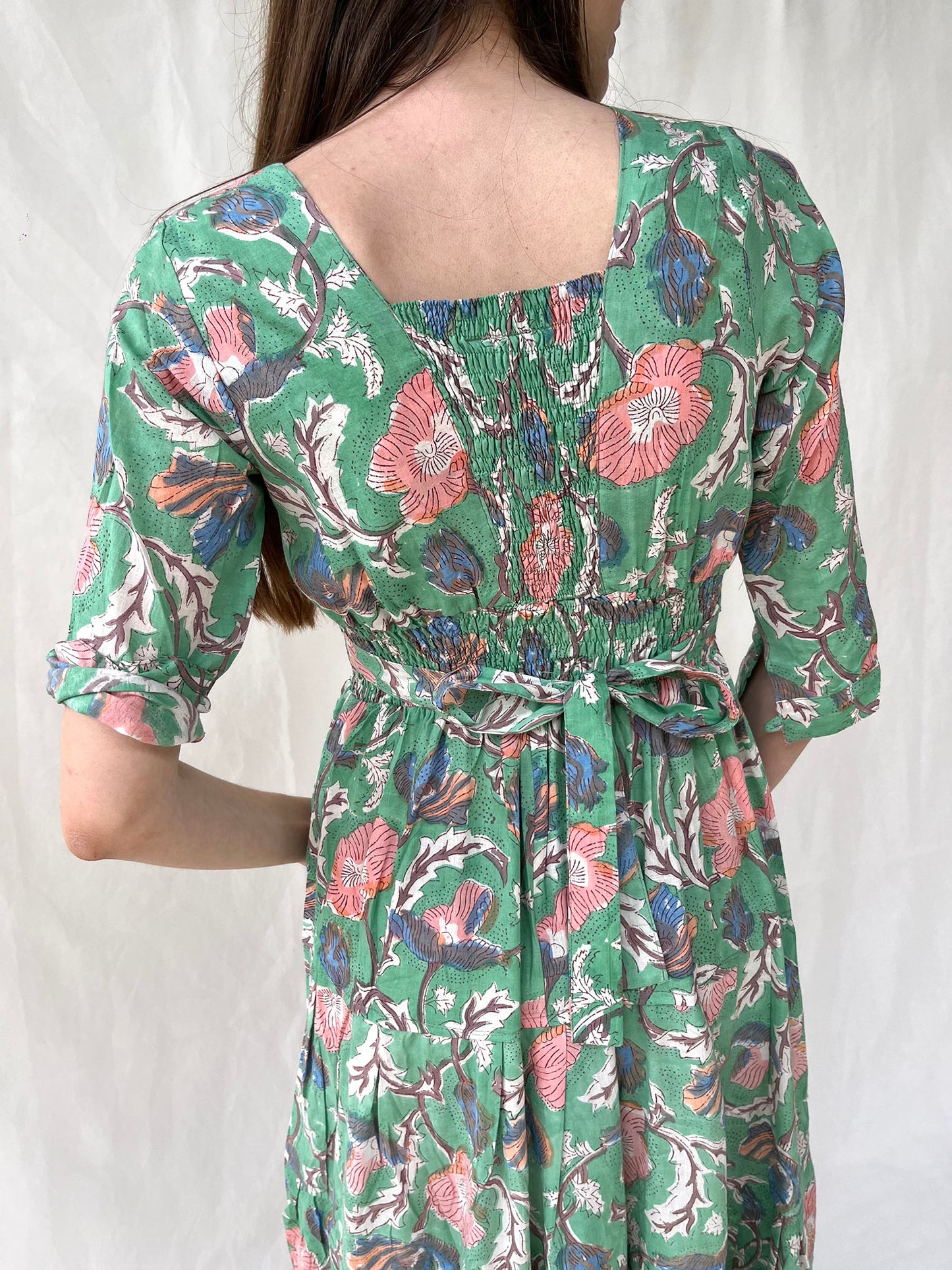 Cotton Gardenia Long Dress n.1