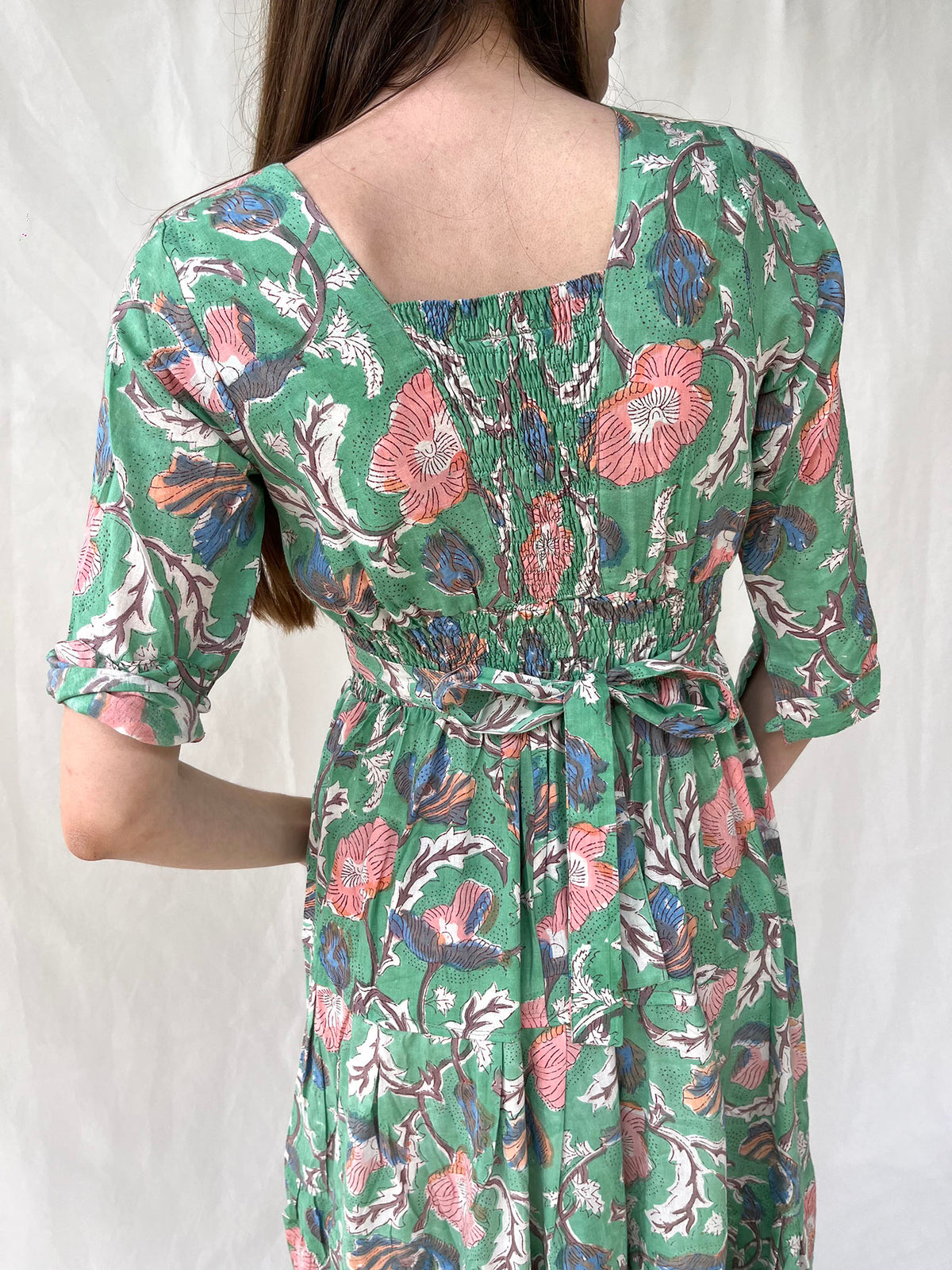 Cotton Gardenia Long Dress n.1 - Bohemia Couture