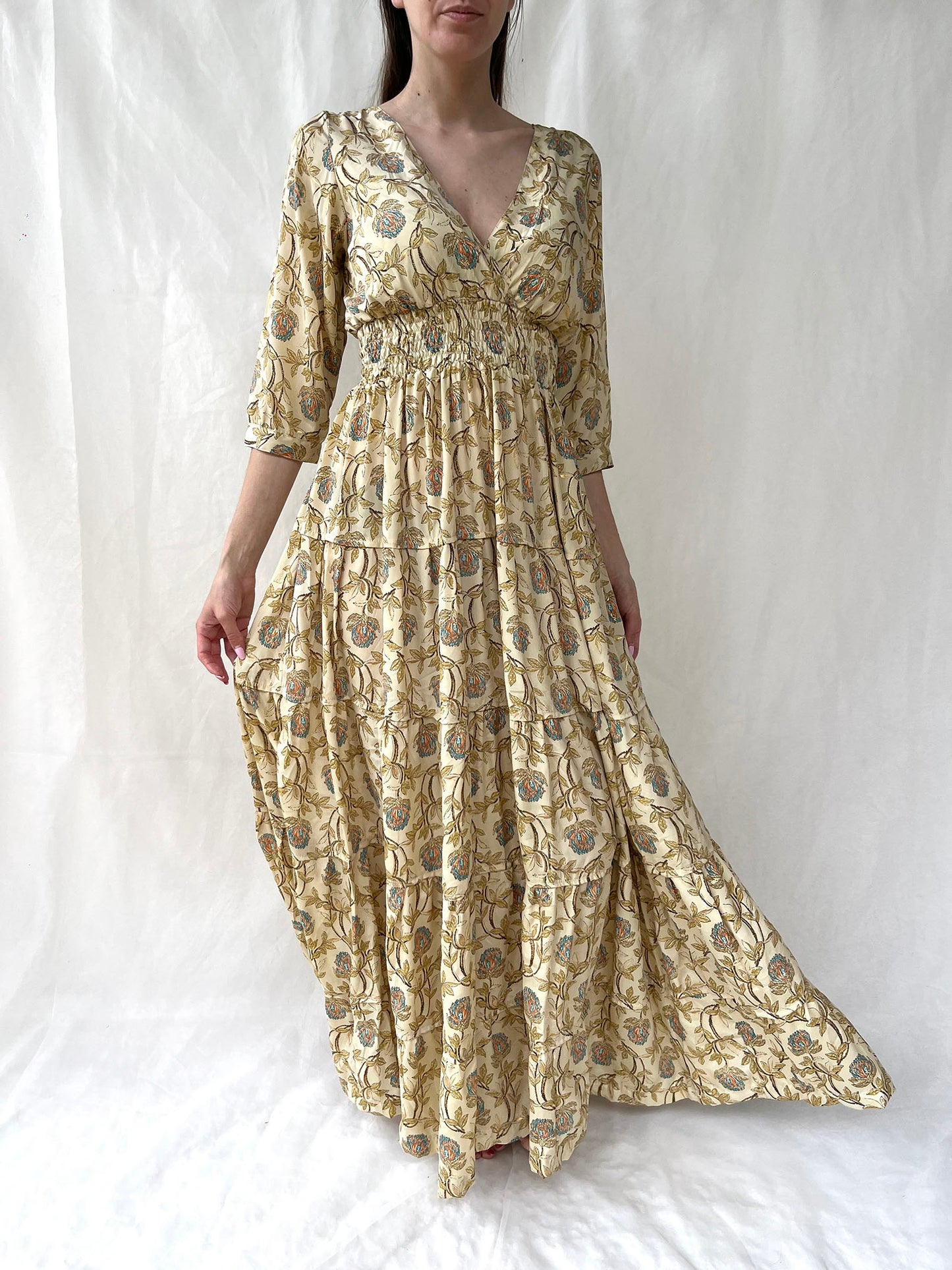 Silk Gardenia Long Dress n.3