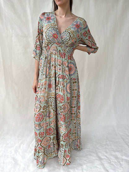 Silk Gardenia Long Dress n.2