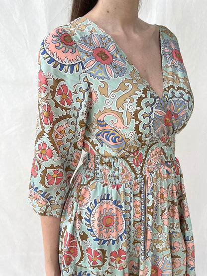 Silk Gardenia Long Dress n.2