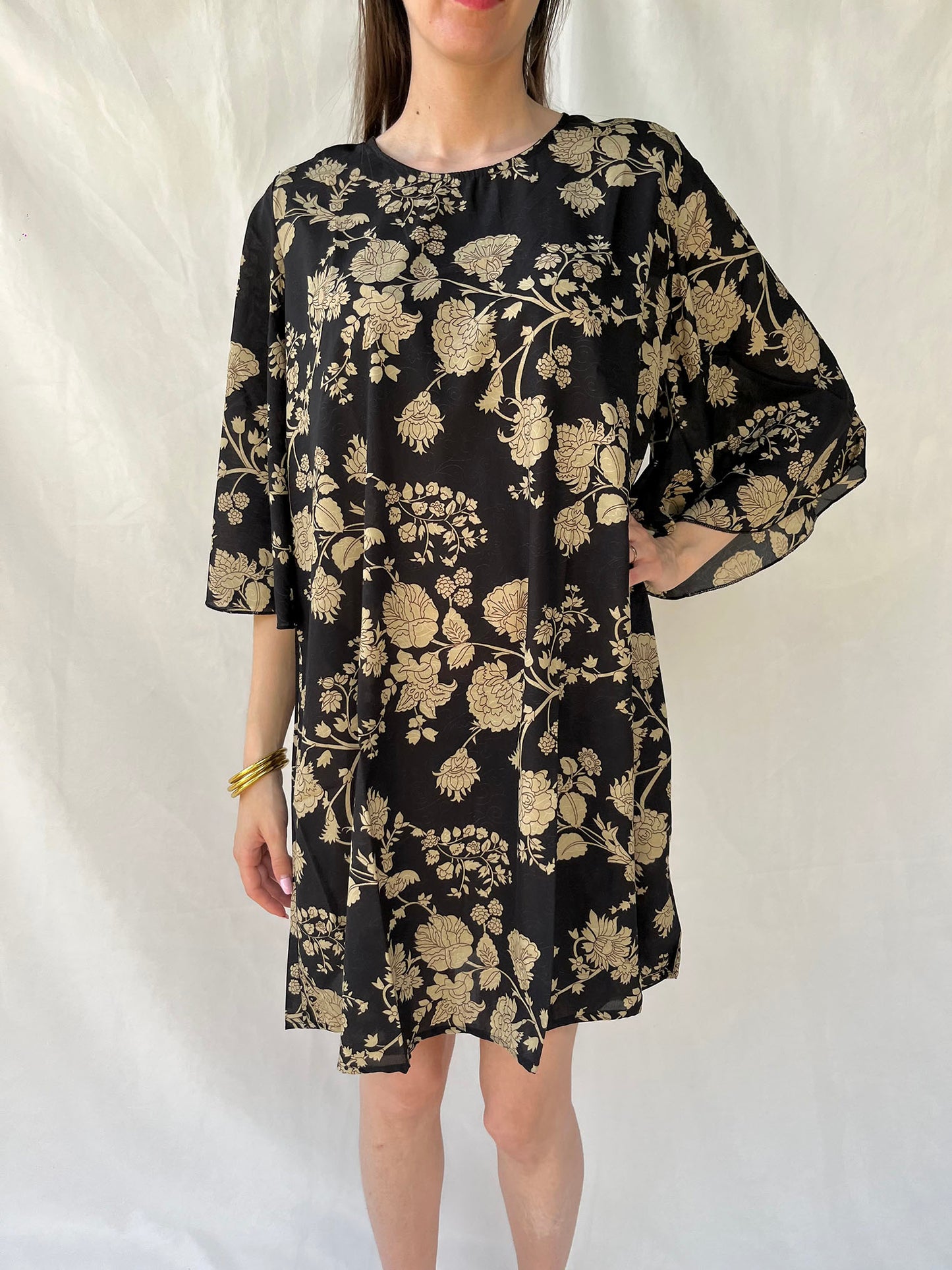 Silk Ginger Short Dress n.3