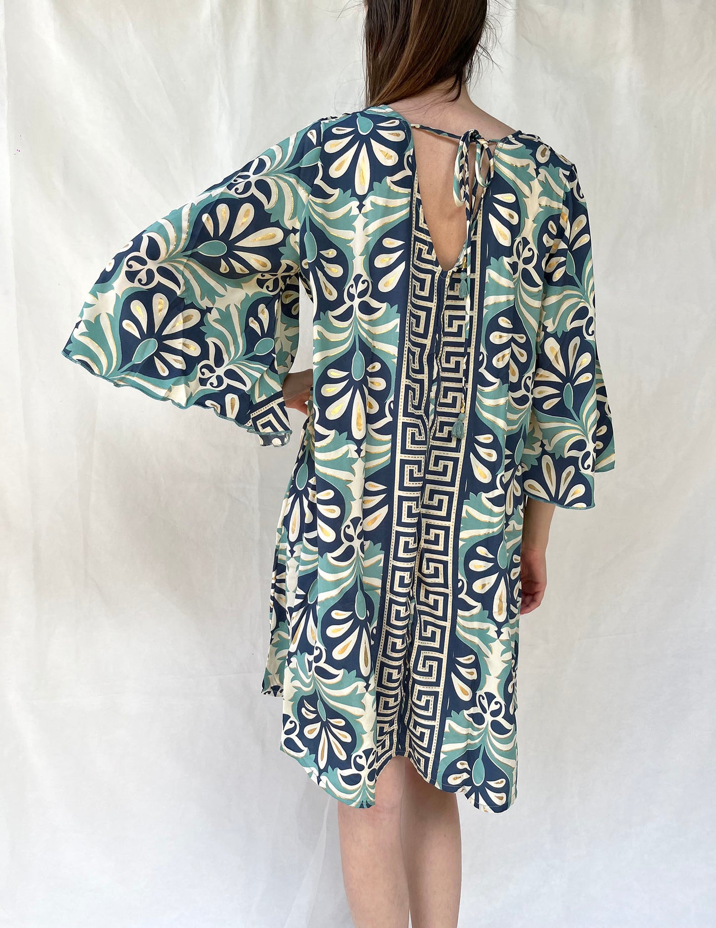 Silk Ginger Short Dress n.4