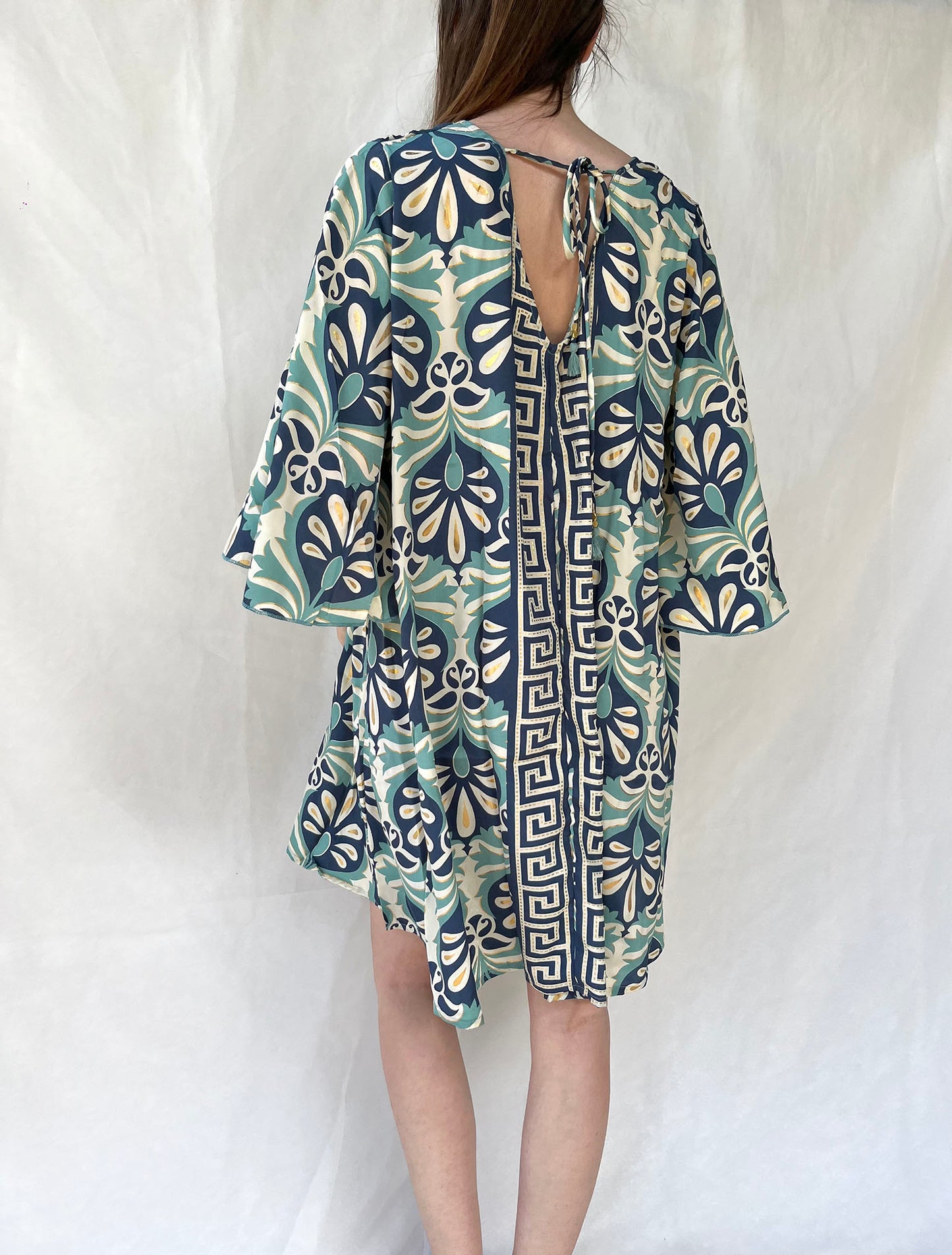 Silk Ginger Short Dress n.4