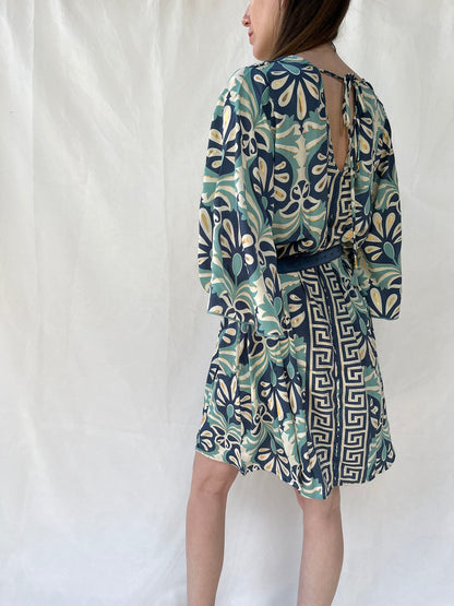 Silk Ginger Short Dress n.4