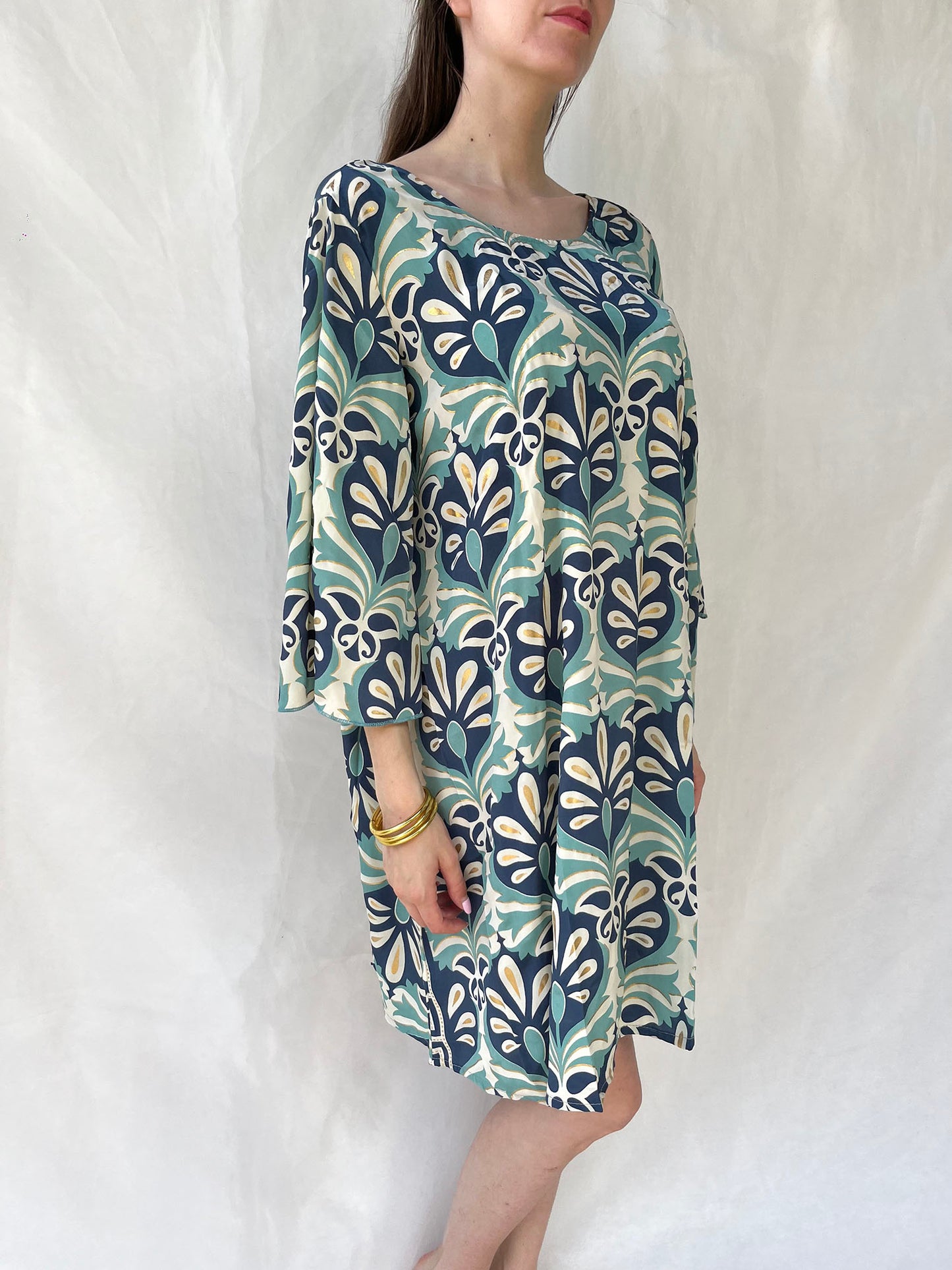 Silk Ginger Short Dress n.4