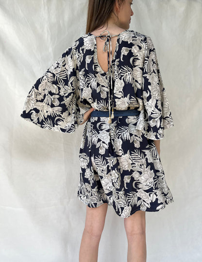 Silk Ginger Short Dress n.1