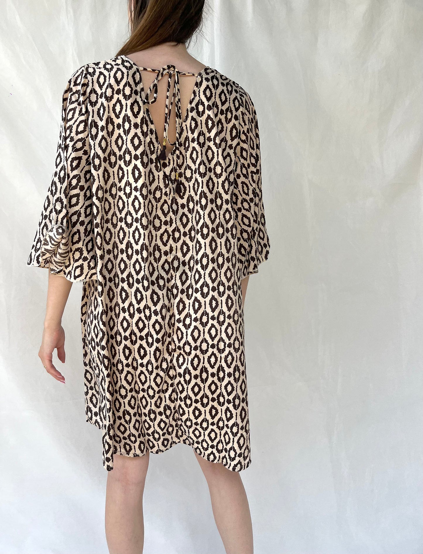 Silk Ginger Short Dress n.2