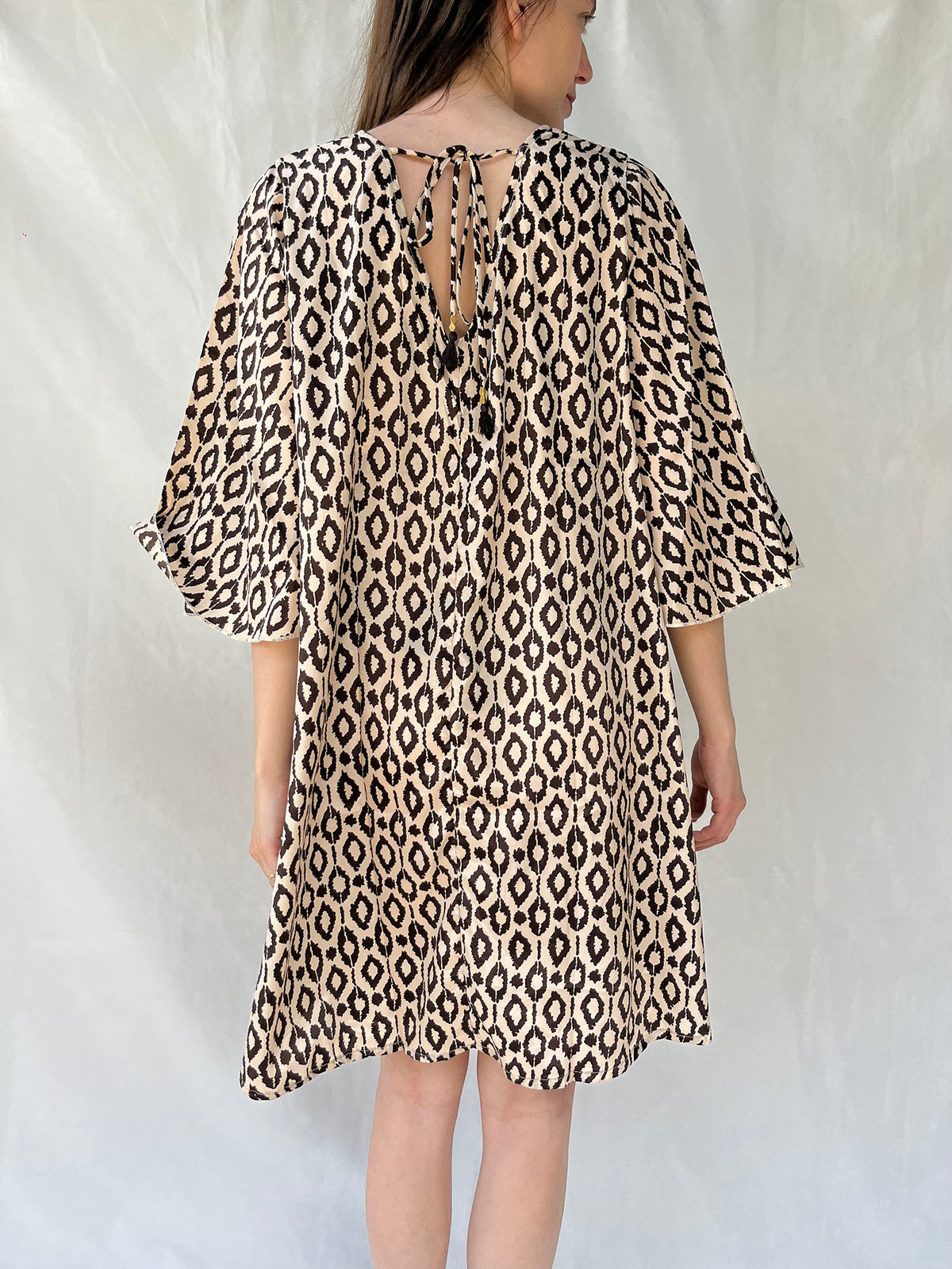 Silk Ginger Short Dress n.2 - Bohemia Couture