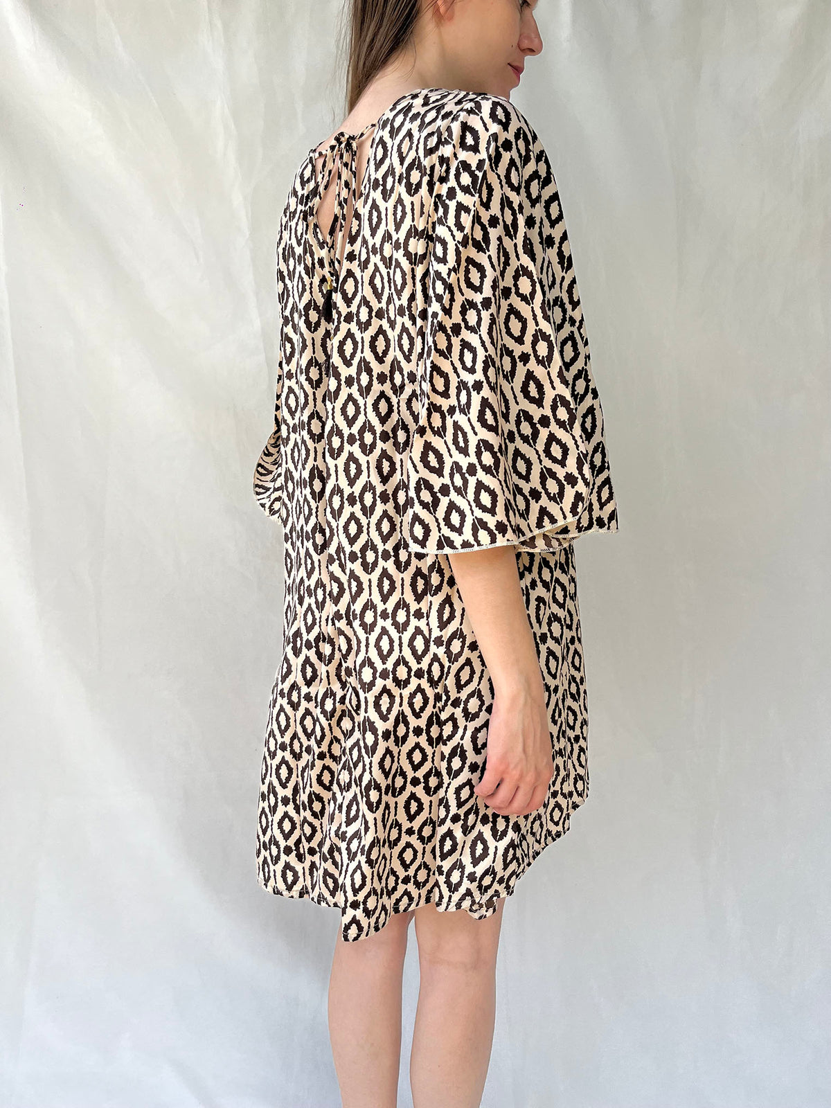 Silk Ginger Short Dress n.2 - Bohemia Couture