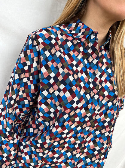 100% Silk Golden Shirt n.21