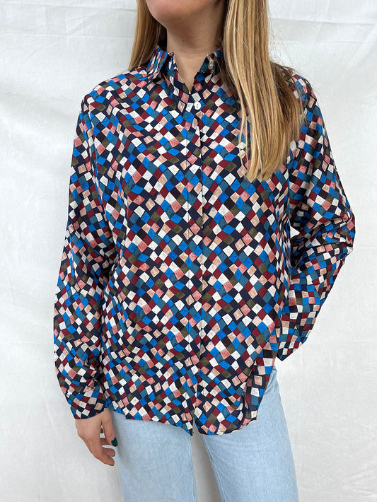 100% Silk Golden Shirt n.21