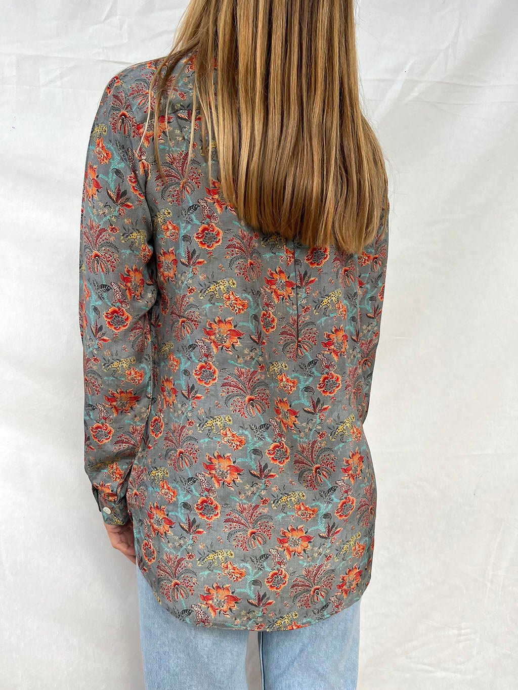 100% Silk Golden Shirt n.22 - Bohemia Couture