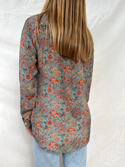 100% Silk Golden Shirt n.22