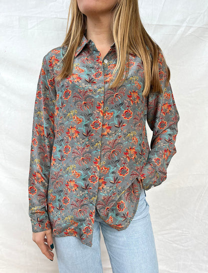 100% Silk Golden Shirt n.22