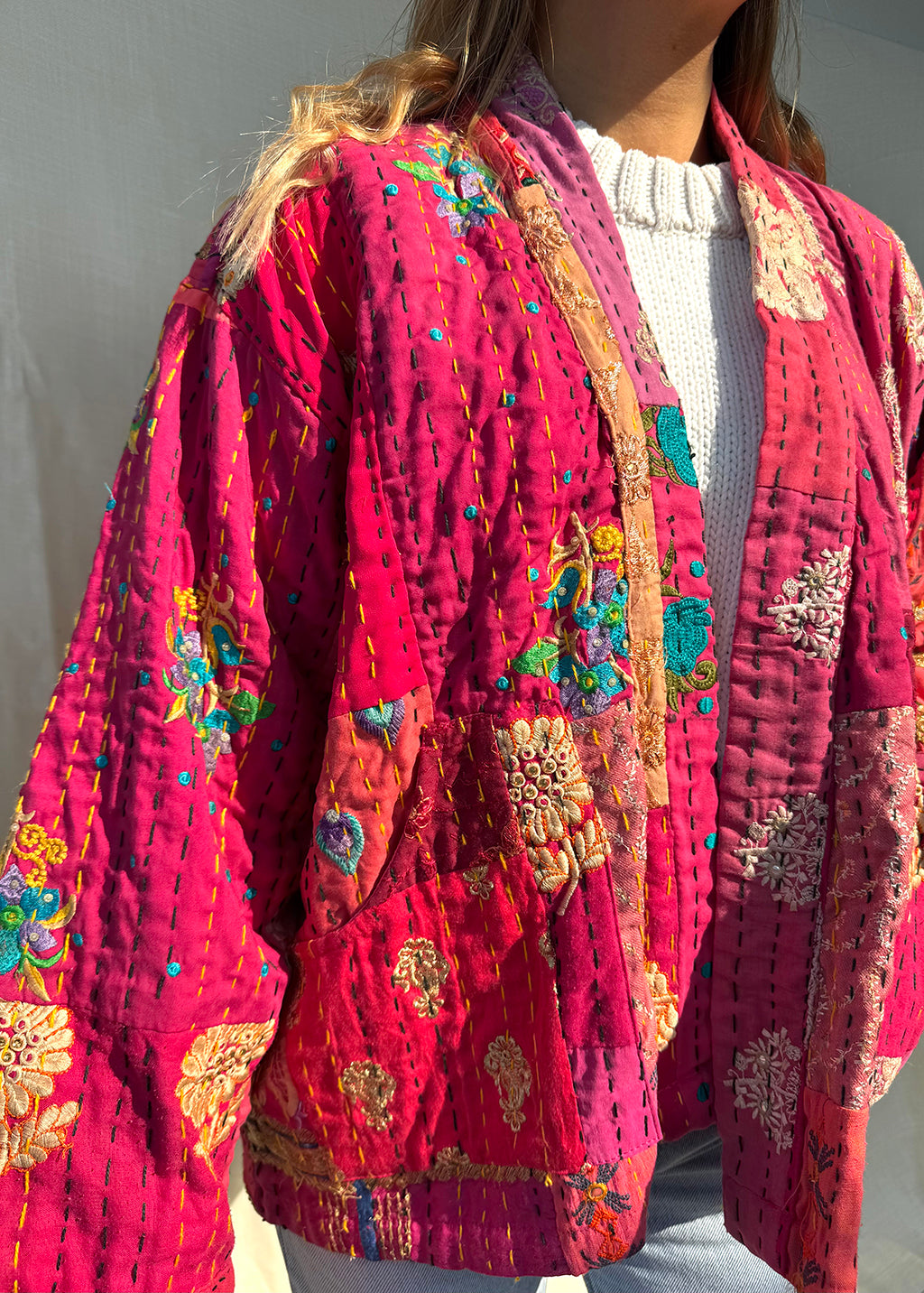Iris Patchwork Kimono Jacket n.22
