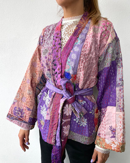 Iris Patchwork Kimono Jacket n.1