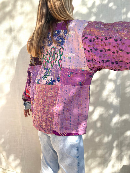 Iris Patchwork Kimono Jacket n.1