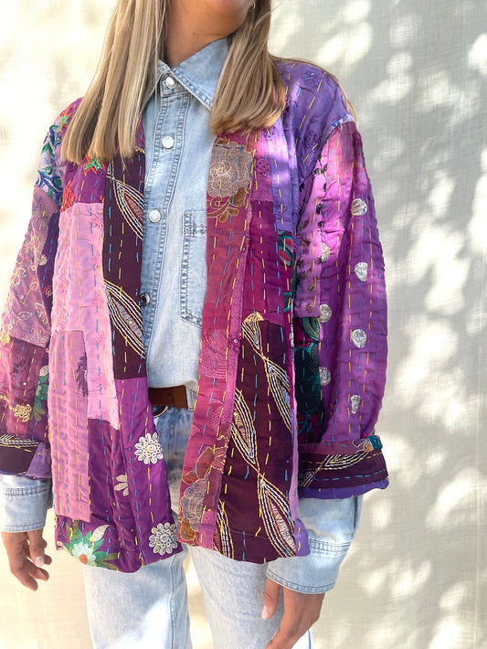 Iris Patchwork Kimono Jacket n.5