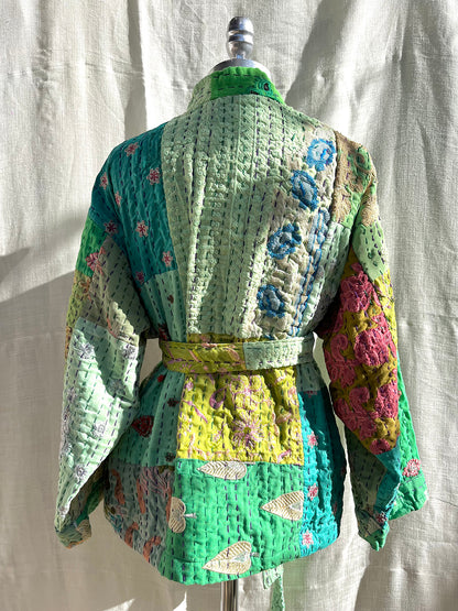 Iris Patchwork Kimono Jacket n.8
