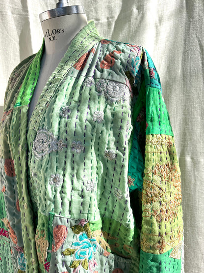 Iris Patchwork Kimono Jacket n.8