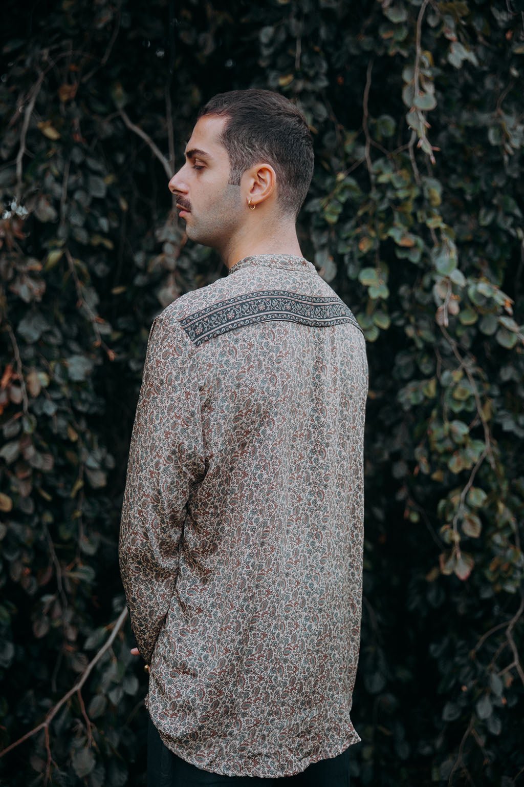 Korean Silk Man Shirt n.1 - Bohemia Couture