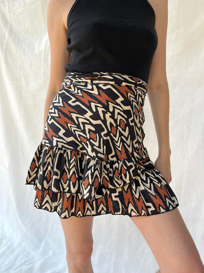 Silk Rio Mini Skirt n.34