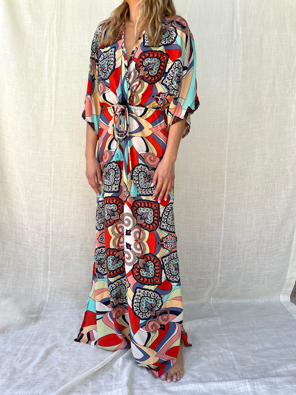 Free Kimono Long Dress - Sample n.63