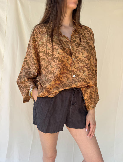 Santal Vintage Silk Shirt n.10