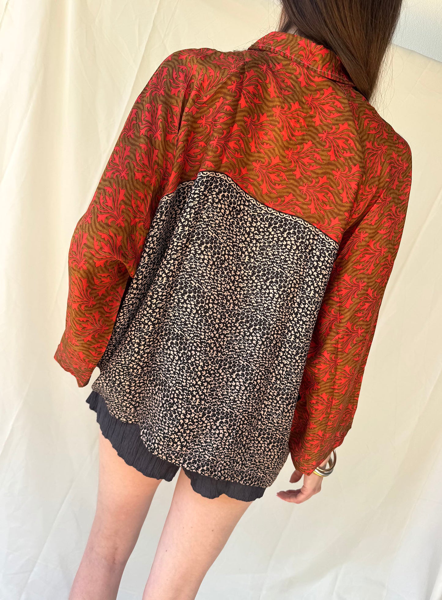 Santal Vintage Silk Shirt n.9