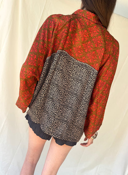 Santal Vintage Silk Shirt n.9