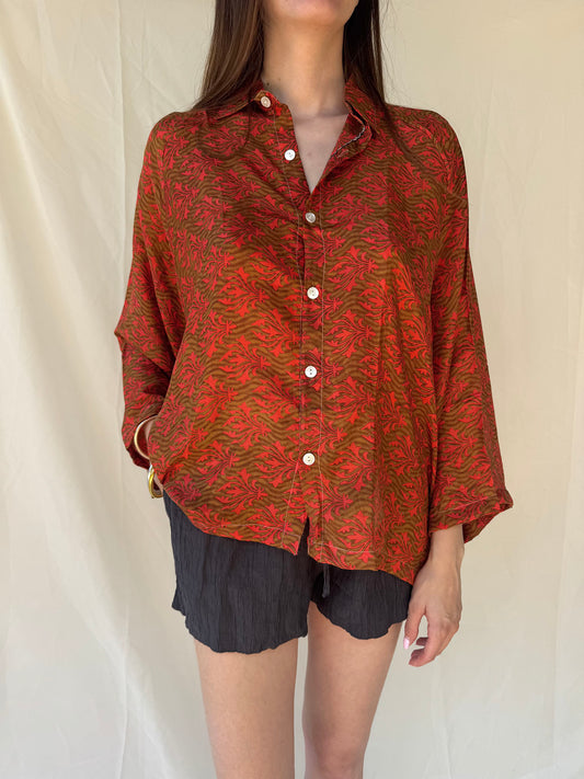 Santal Vintage Silk Shirt n.9