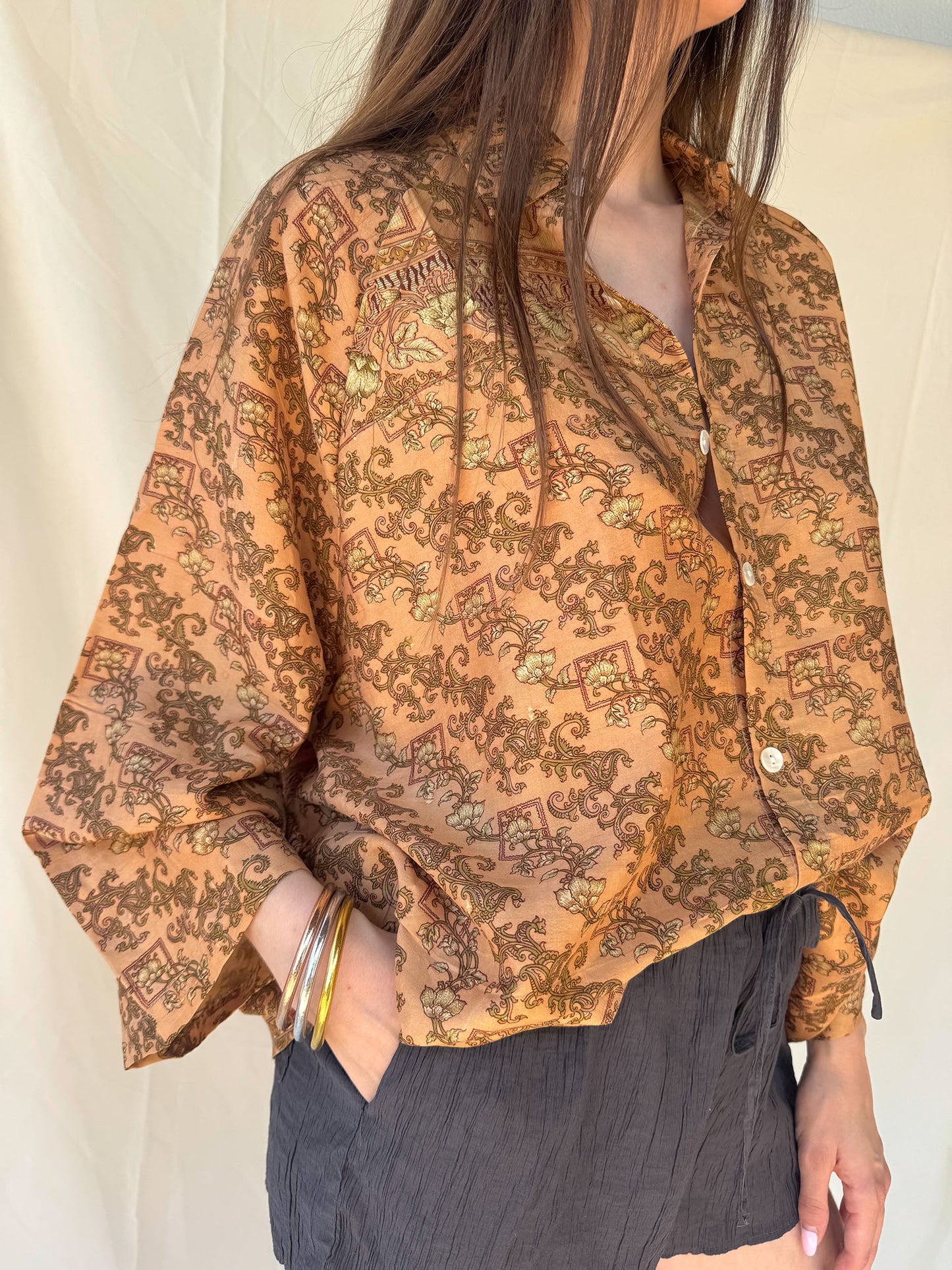Santal Vintage Silk Shirt n.10